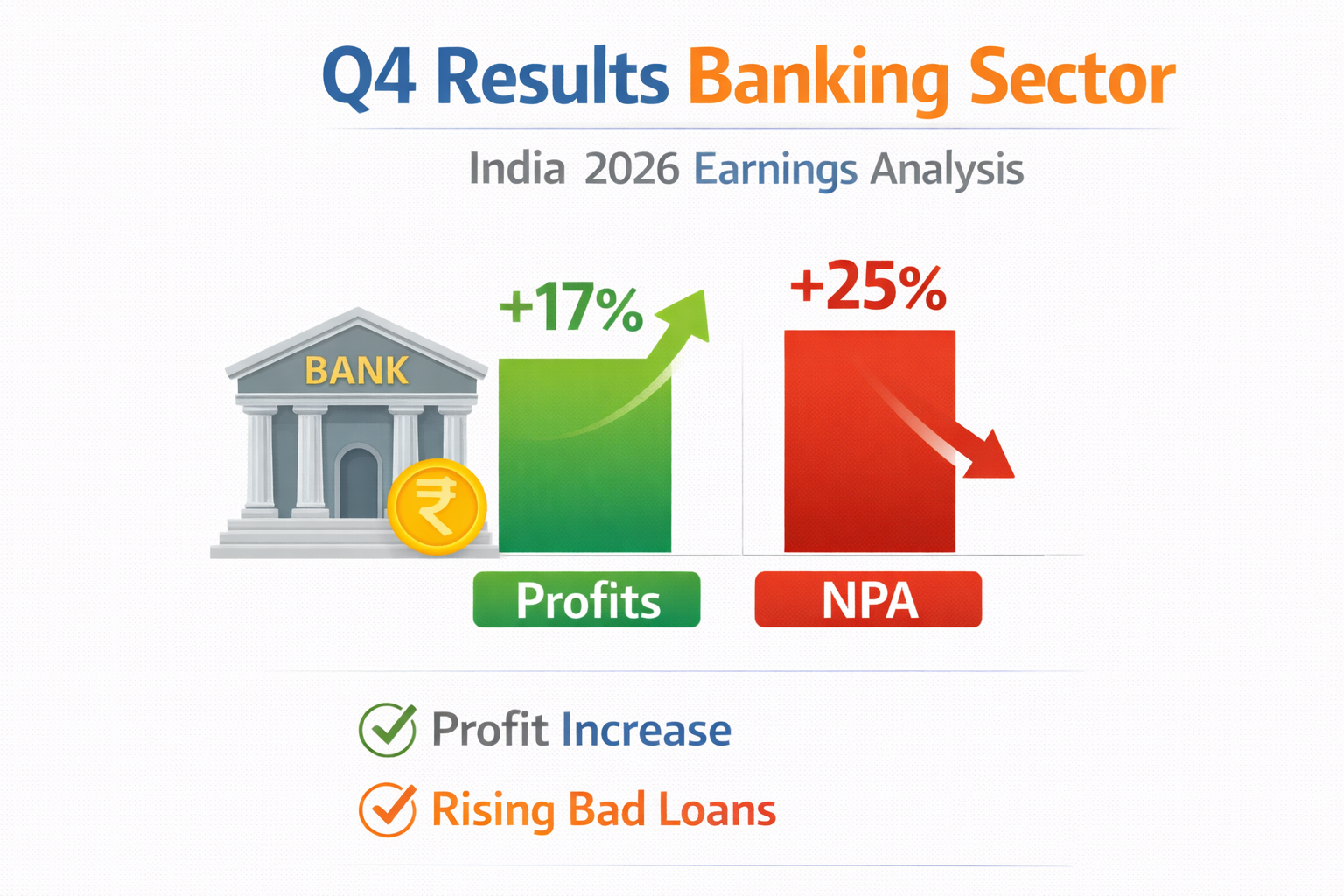 Q4 results banking sector India 2026 earnings analysis chart
